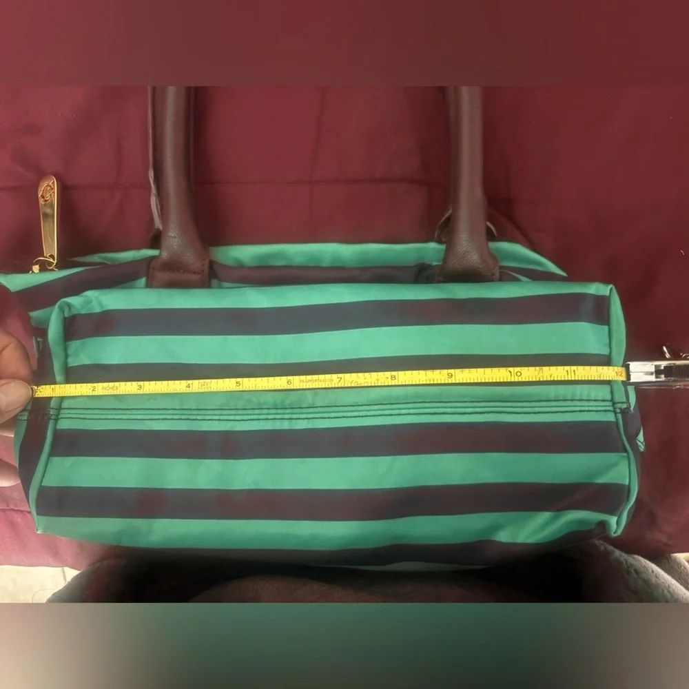 C. Wonder‎ Teal and Black Striped Tote
